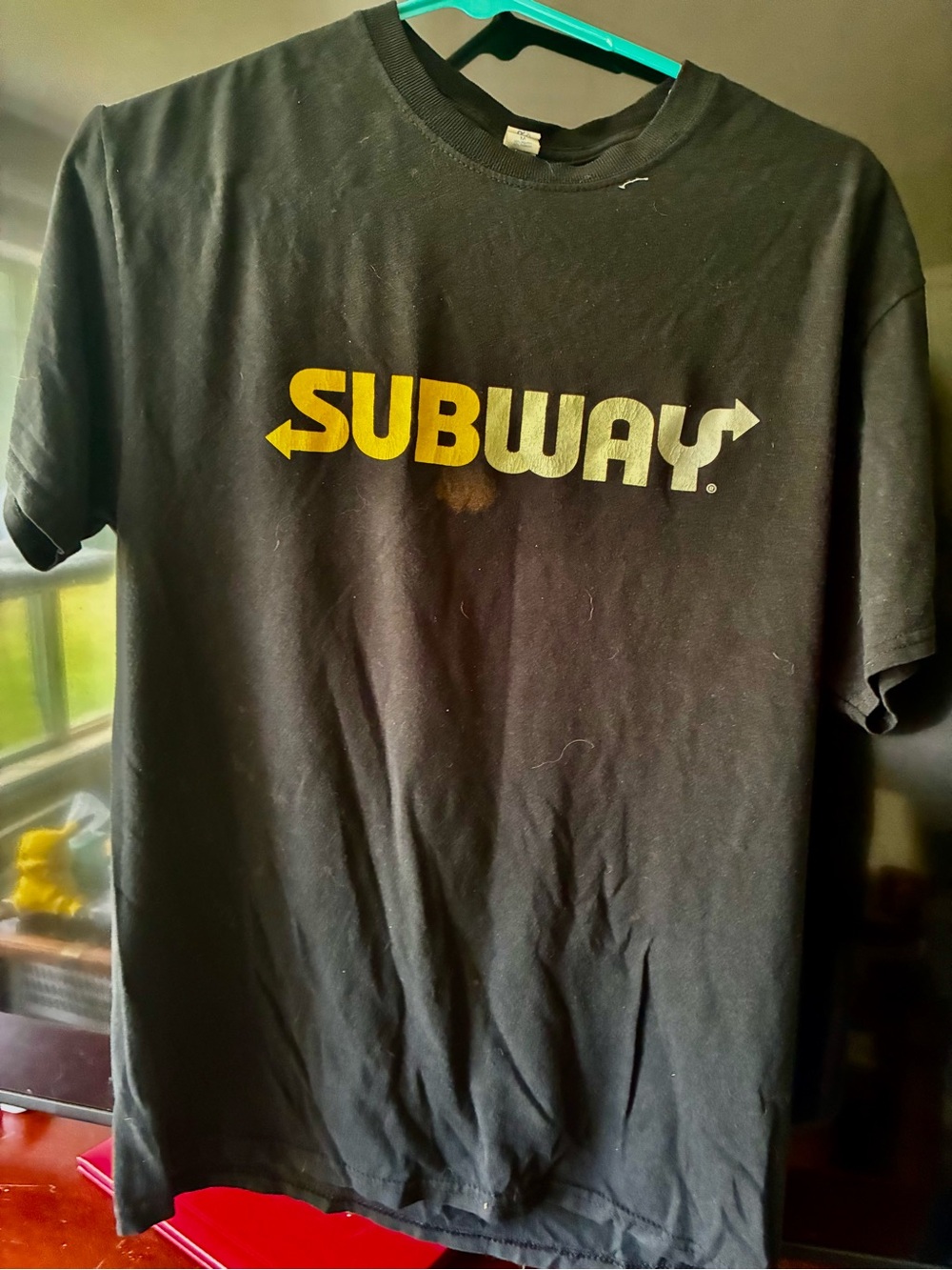 Medium Subway Shirt Jerzee’s Dri-Power 50% Cotton 50% Polyester